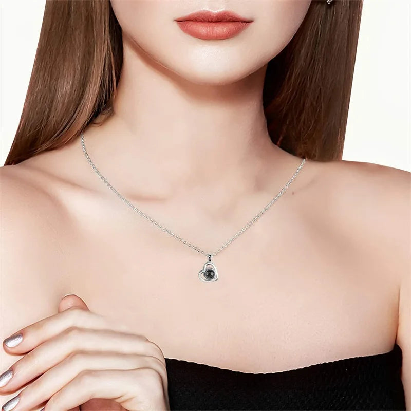 Eloria™ Personalized Heart Projection Necklace